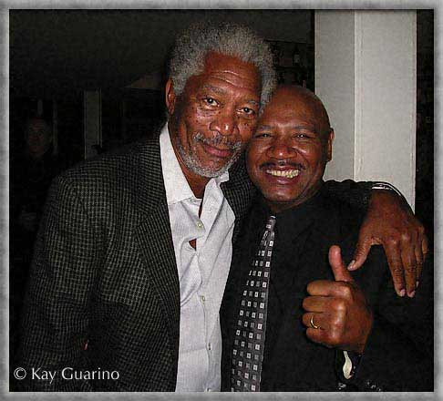 The Marvelous One with actor Morgan Freeman