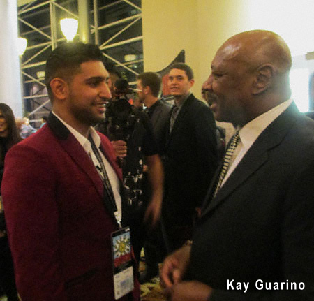 Marvelous with Amir Khan, boxing champion. In Florida, 2016