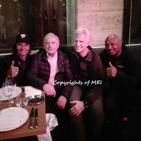 Marvelous with former motocycle champion Giacomo Agostini, former Formula One champion Emerson Fittipaldi and former Olympic champion swimmer Mike Spitz