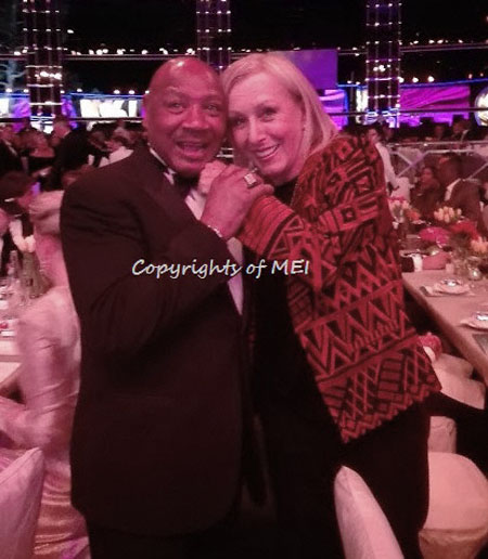 Marvelous with tennis great Martina Navratilova