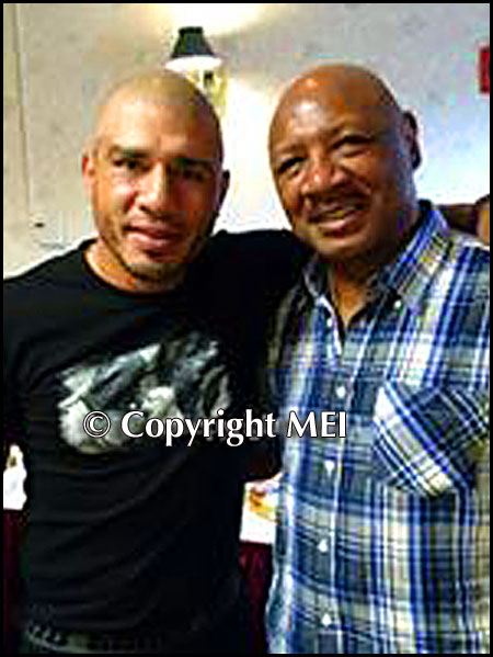 Four weight-class Boxing Champion Miguel Cotto with Marvelous.