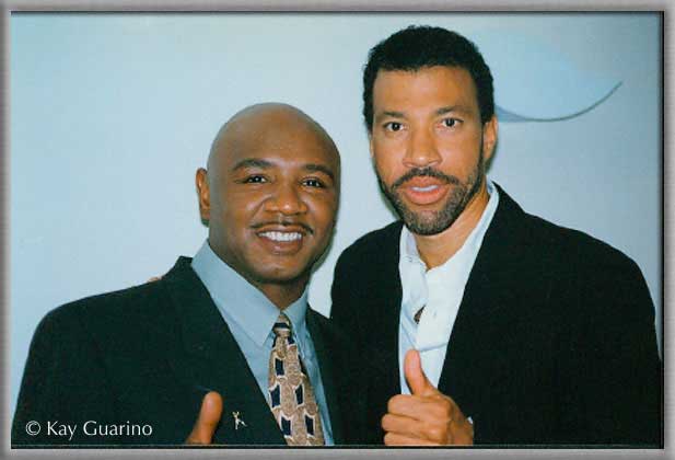 The Marvelous One with musical artist Lionel Richie.