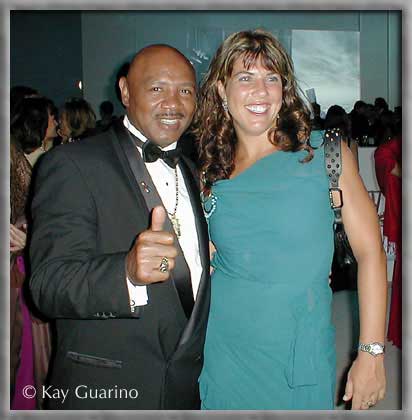 The Marvelous One with US tennis champion Jennifer Capriati.