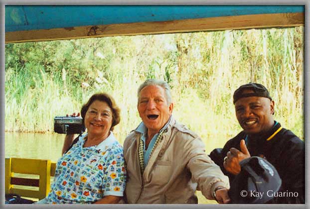 Referee Arthur Mercante, wife Gloria and The Marvelous One.