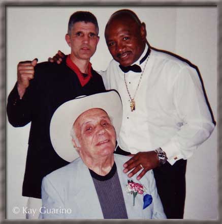 Fighter Tony Petronelli, The Marvelous One
and middleweight champion Jake Bronx Bull La Motta.