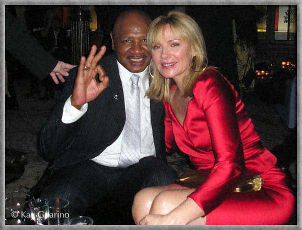 Marvelous Marvin Hagler and Movie Star Sex In The City Kim Cattral