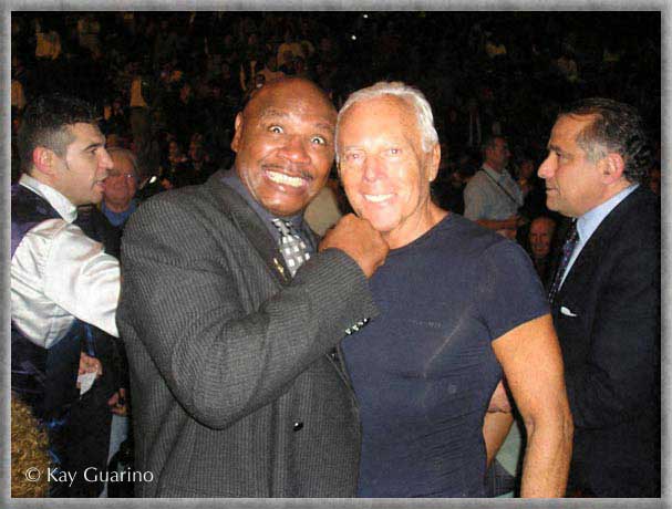 The Marvelous One meet the Great Fashion Designer Georgio Armani