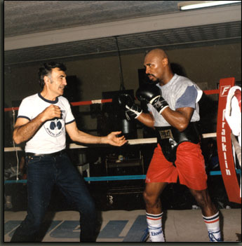 Marvin Hagler training photos